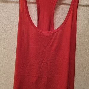Helmut Lang Red Racerback Tank